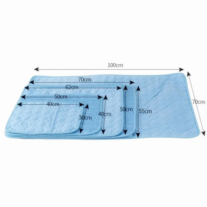 TheCoolingMat - Ultimative Kühlungsmatte aus Eis-Seide für Hunde & Katzen